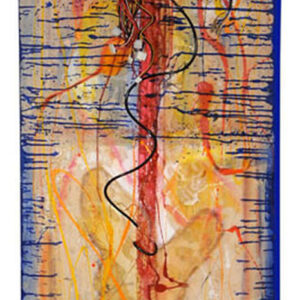 angel-diaz - The Rape - 1998 36" x 34" x 4" — Combine, Mixed medium, on canvas PRIVÉ: NYC— USA, private collection.