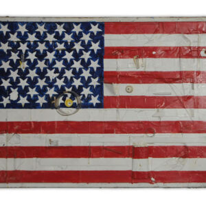 #angel-diaz— Flag — 1989. 36” x  24”  mixed medium on board. PRIVÉ: NY — USA, private collection.