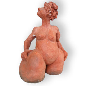 #Angel Diaz, # YNOTngl — Girl-1 — 2009 8." x 4" — terracotta sculpture. Available on copper casting