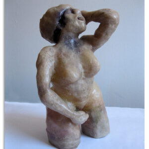 #Angel Diaz, # YNOTngl — Girl-2 — 2009 8." x 5" — wax sculpture. Available on copper casting